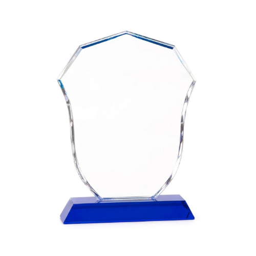 Personalized Engraved Police Badge Crystal Award