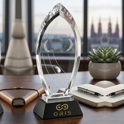 Personalized Majestic Crystal Award