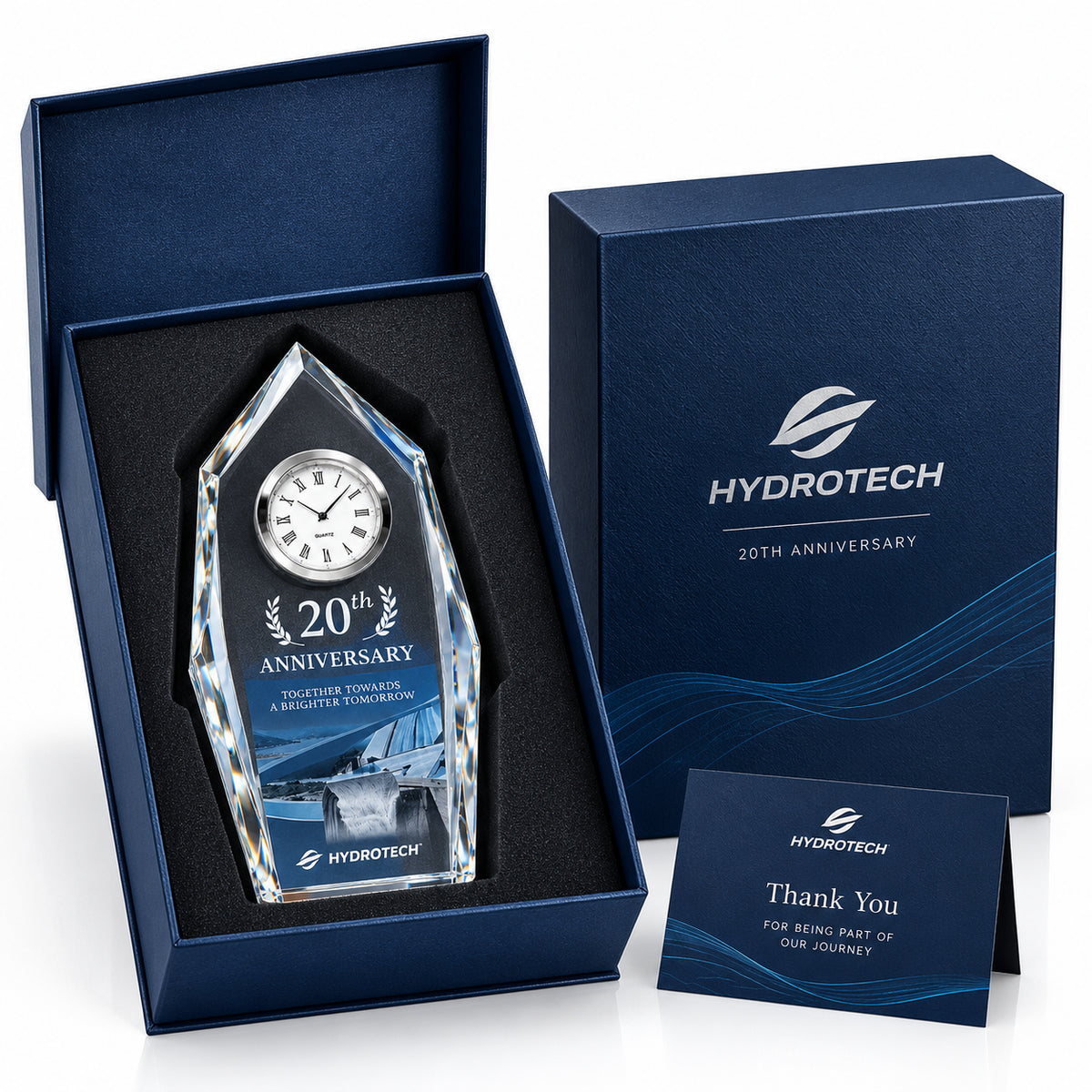 Anniversary Duo | 20th Anniversary Crystal Clock Award