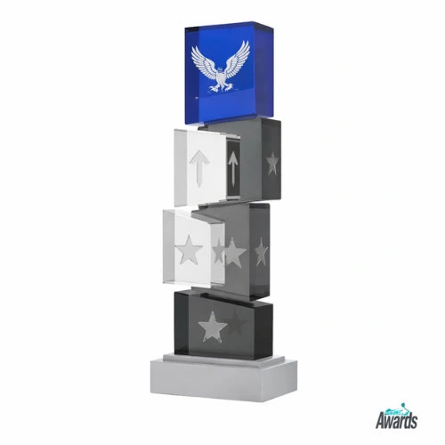 Sapphire Tiered Obelisk Award