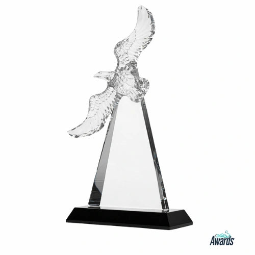 Eagle Apex Crystal Trophy