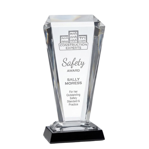 Engraved Executive Weston Crystal Award