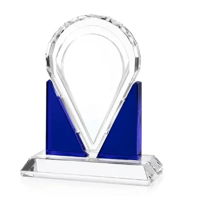 Personalized Distinction Crystal Award Trophy