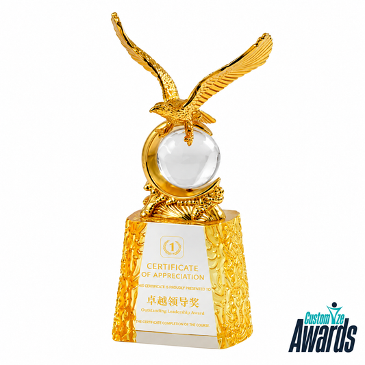 Eagle Honor | Leadership Appreciation Art Glass Award