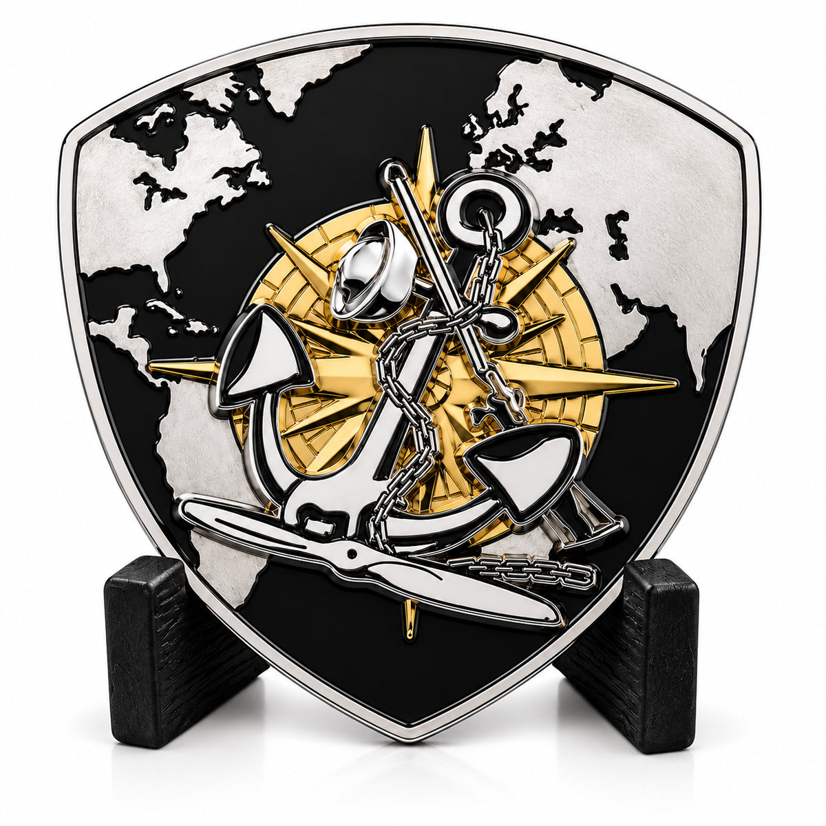 Custom Service Command | Personalized Military Challenge Coin for Command Recognition