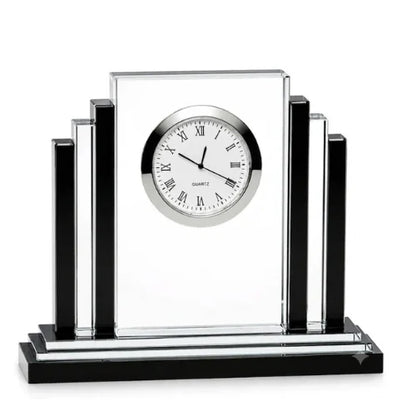Personalized Engraved Premier Crystal Clock