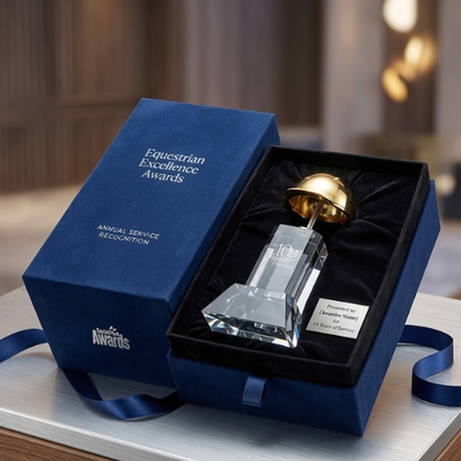 Dome Metal Crystal Award