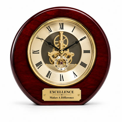 Héritage Littéraire | Horloge en bois personnalisée du Prix Littéraire
