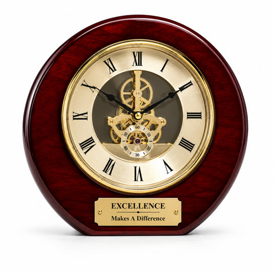 Literary Legacy | Personalized Literary Award Wood Clock