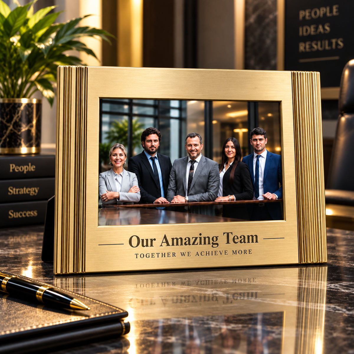 Leadership Portrait | Corporate Team Photo Frame Award