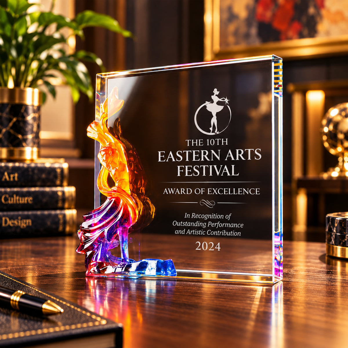 Artistry Crown | Custom Crystal Arts & Culture Award