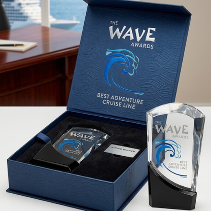 Personalized Engraved Welton Crystal Award