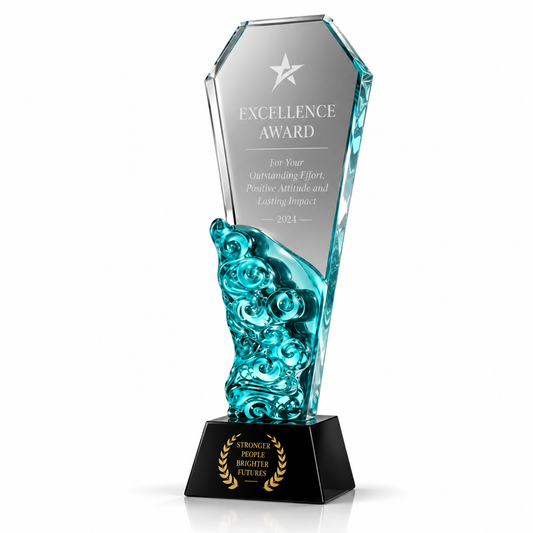 Oceanic Harmony | Custom Crystal Outstanding Team Award