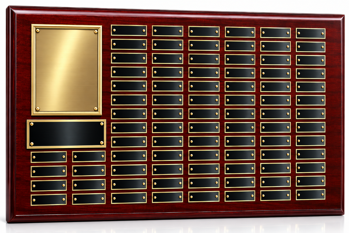 Rosewood Silver | Custom Engraved Plaque for Corporate Recognition