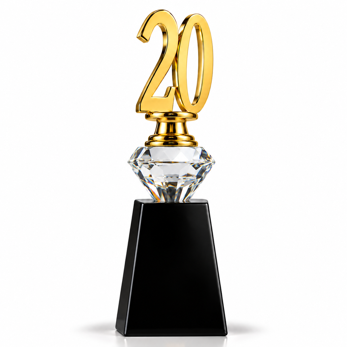 Regal Milestone | Custom Crystal 20 Year Service Anniversary Award