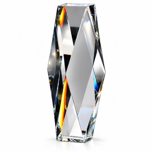 Liberty Facet | Veterans Day Clear Crystal Military Recognition Award