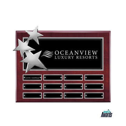 Industrial Silver Apex plaque Award