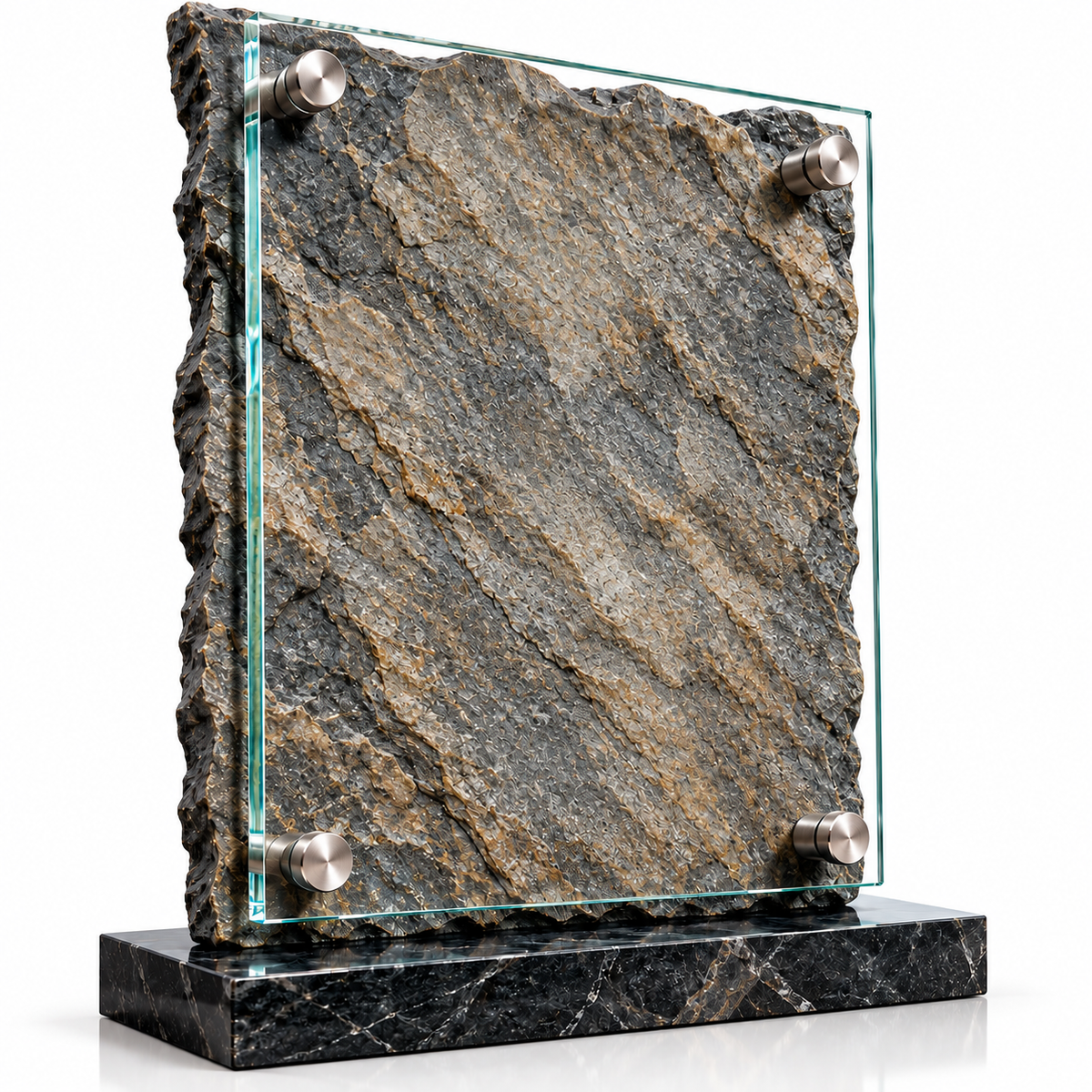 Slate Industrial Elite | Industrial Recognition Glass Plaque