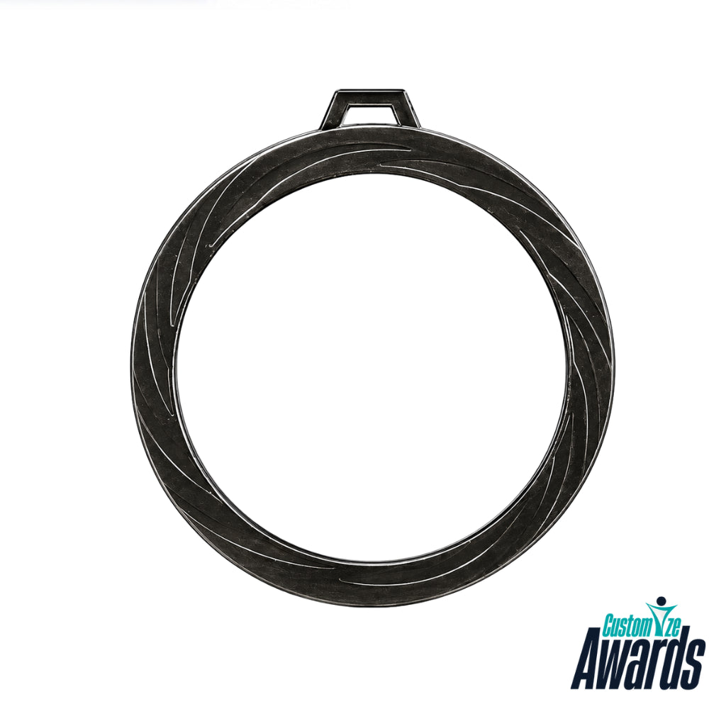 Schwarze Lazer Custom Medaille