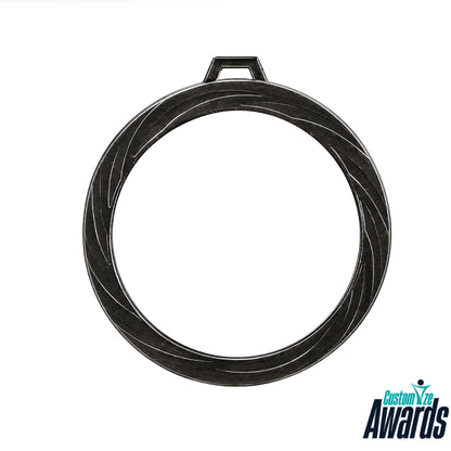 Schwarze Lazer Custom Medaille