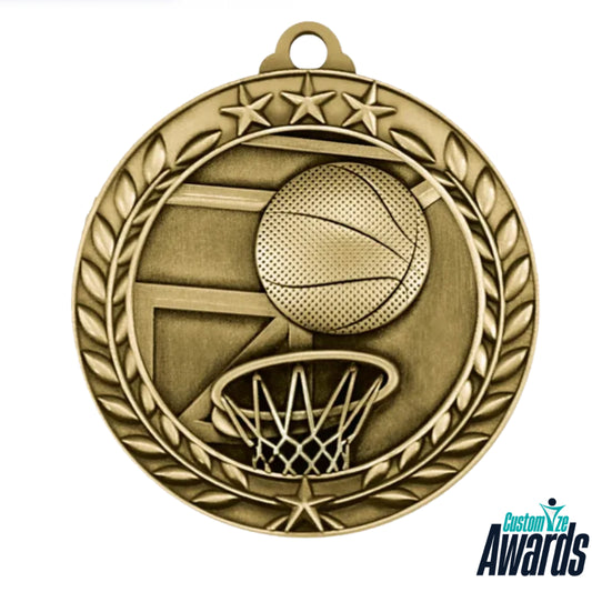 Grande étoile | Médaille de football étoile personnalisée pour une réussite athlétique