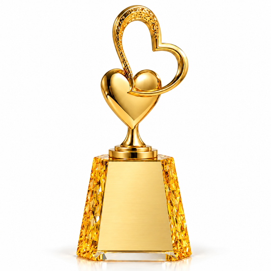 Warmth Crest | Customized Service Recognition Metal Trophy