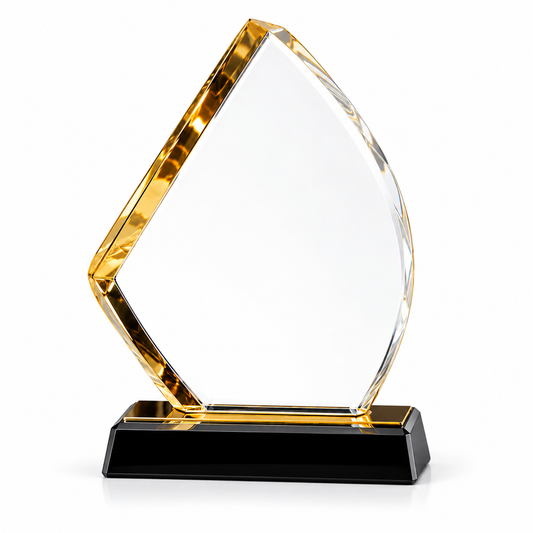 Eclipse Orbit | Custom Engraved Recognition Crystal Award