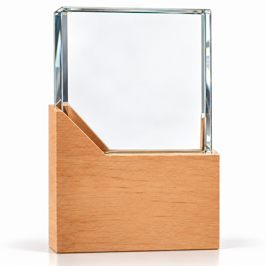 Oakspire Legacy | Custom Crystal and Wood Sales Excellence Award