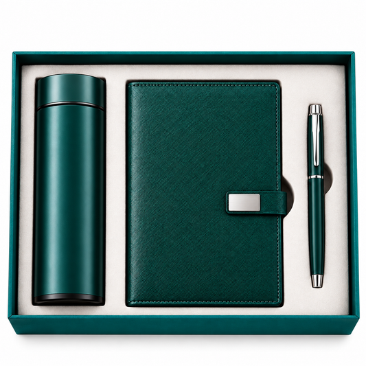 Emerald Executive | Customized Green Corporate Gift Set