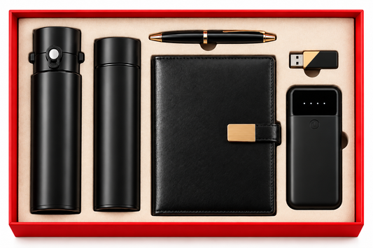 Crime Executive | Customized Black Corporate Gift Set