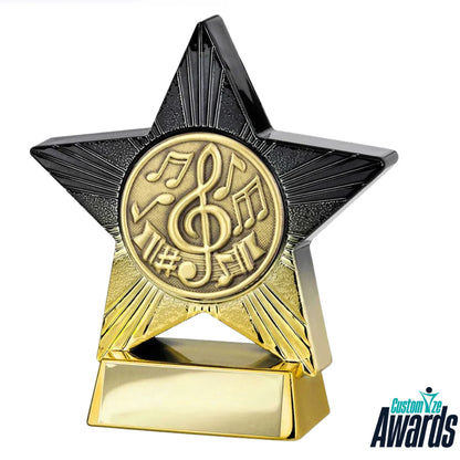 Star plaque | Gold and Black Star Plaque for Employee Recognition