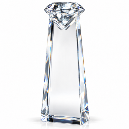 Diamond Crest | Custom Crystal Sales Achievement Award