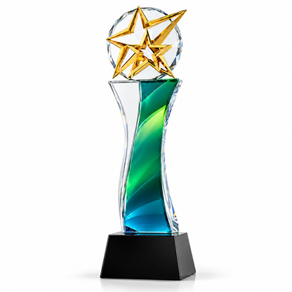 Emerald Summit | Custom Crystal Sales Achievement Award
