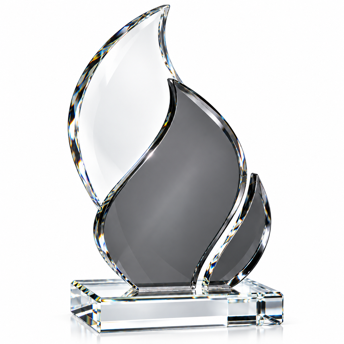 Leaf Acrylic | Custom Glass Plaque for Employees