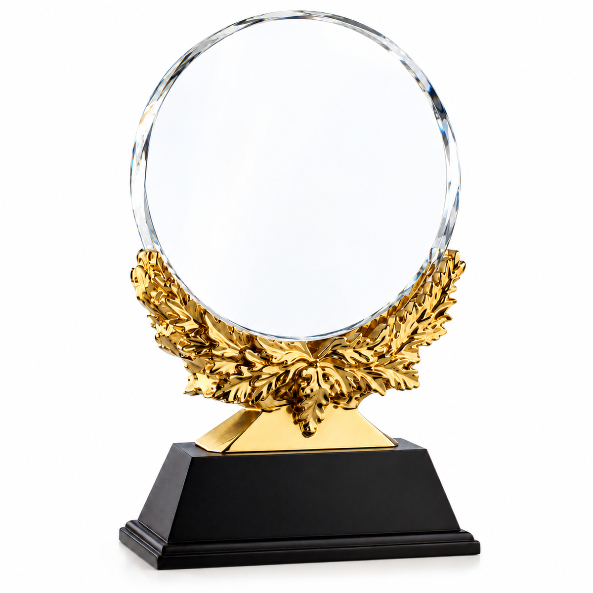 Golden Laurel | Custom Crystal Sales Achievement Award