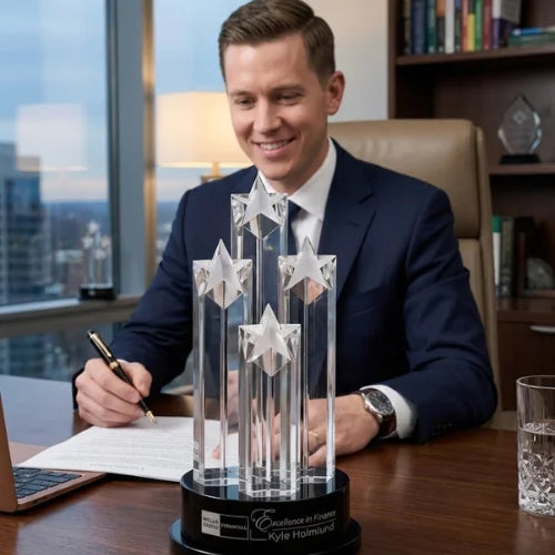 Personalized Constellation Crystal Award Trophy