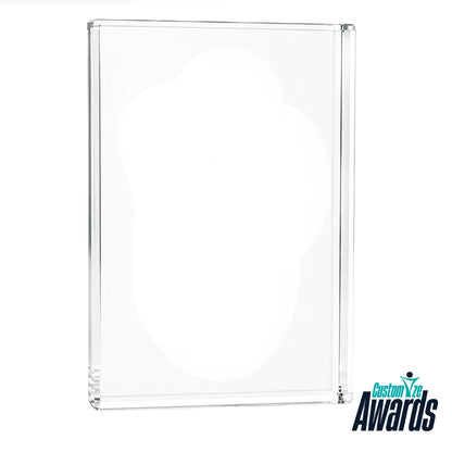 Wedge Crystal | Custom Engraved Recognition Plaque  Award