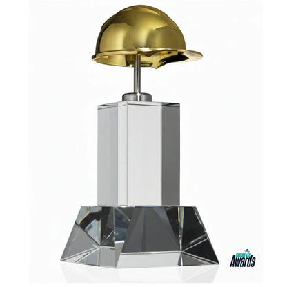 Dome Metal Crystal Award