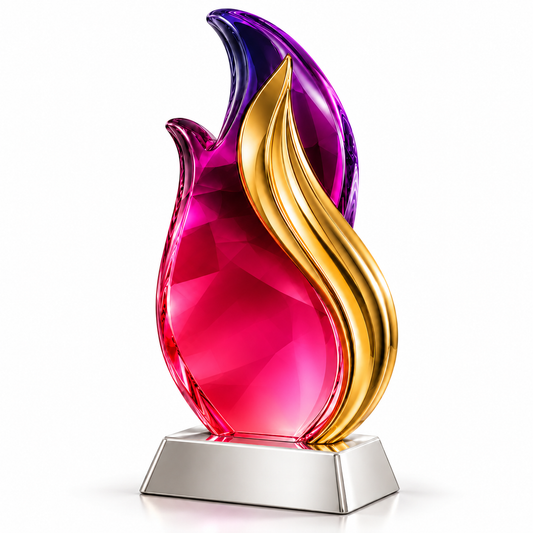 Ignite Form | Customized Innovation Crystal Award for Creative Achievements