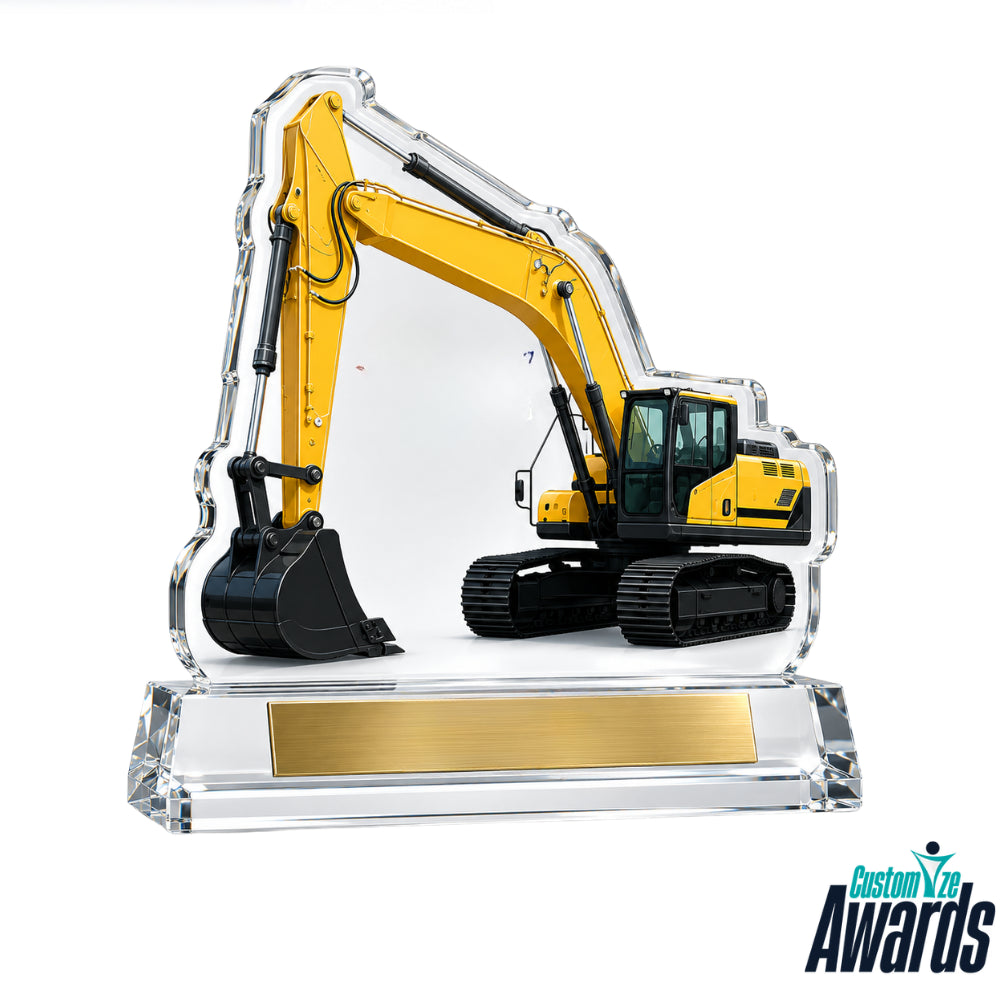 Excavator | Construction Champion Acrylic Award