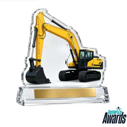 Excavator | Construction Champion Acrylic Award
