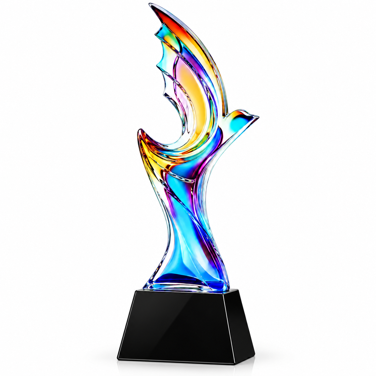 Liberty Flamecrest | Veterans Day Iridescent Military Recognition Award
