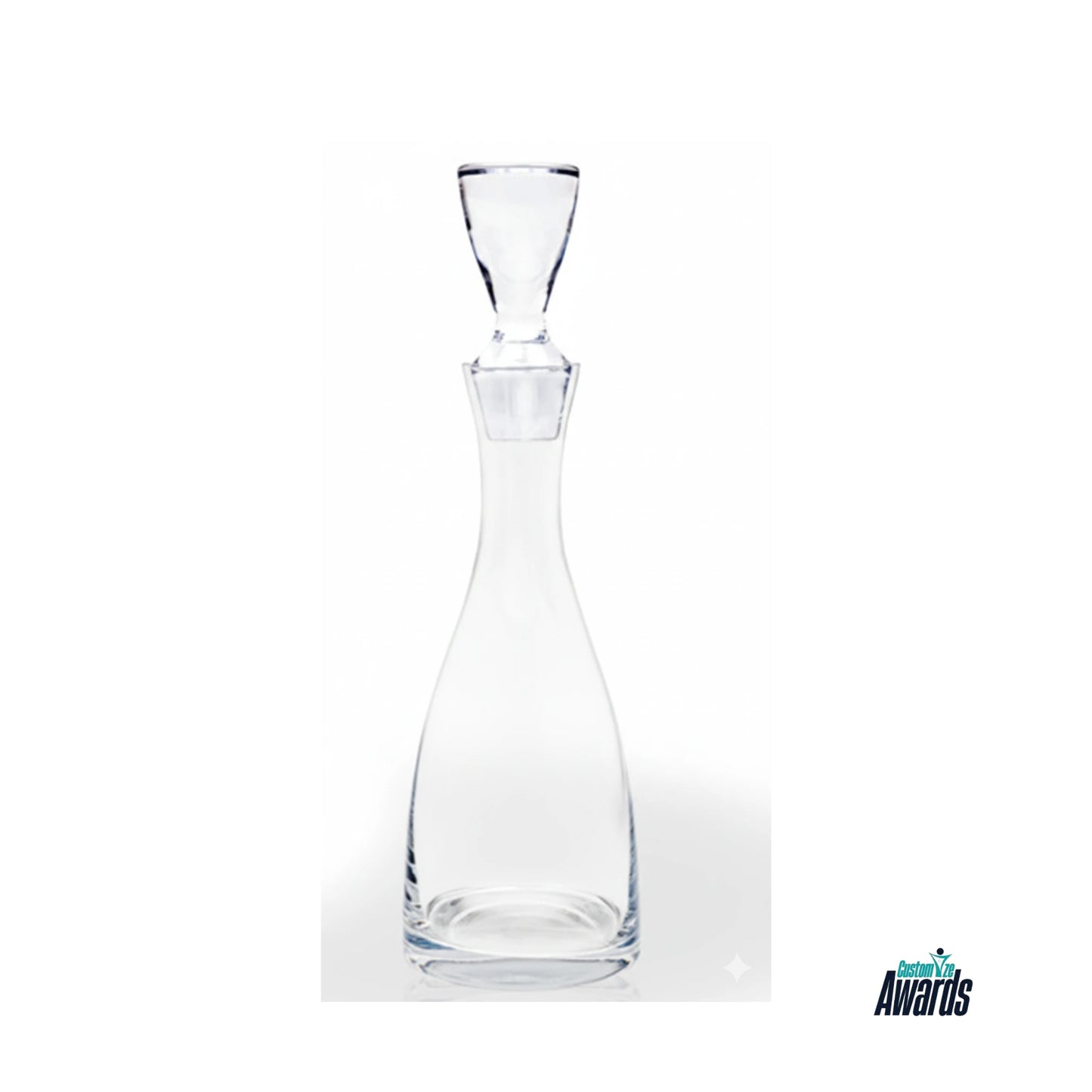 Flask Glass Crystal Award