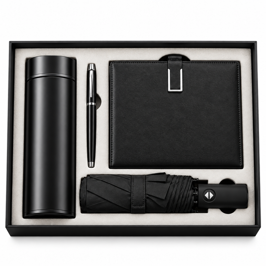 Executive Noir | Customized Black Corporate Gift Set