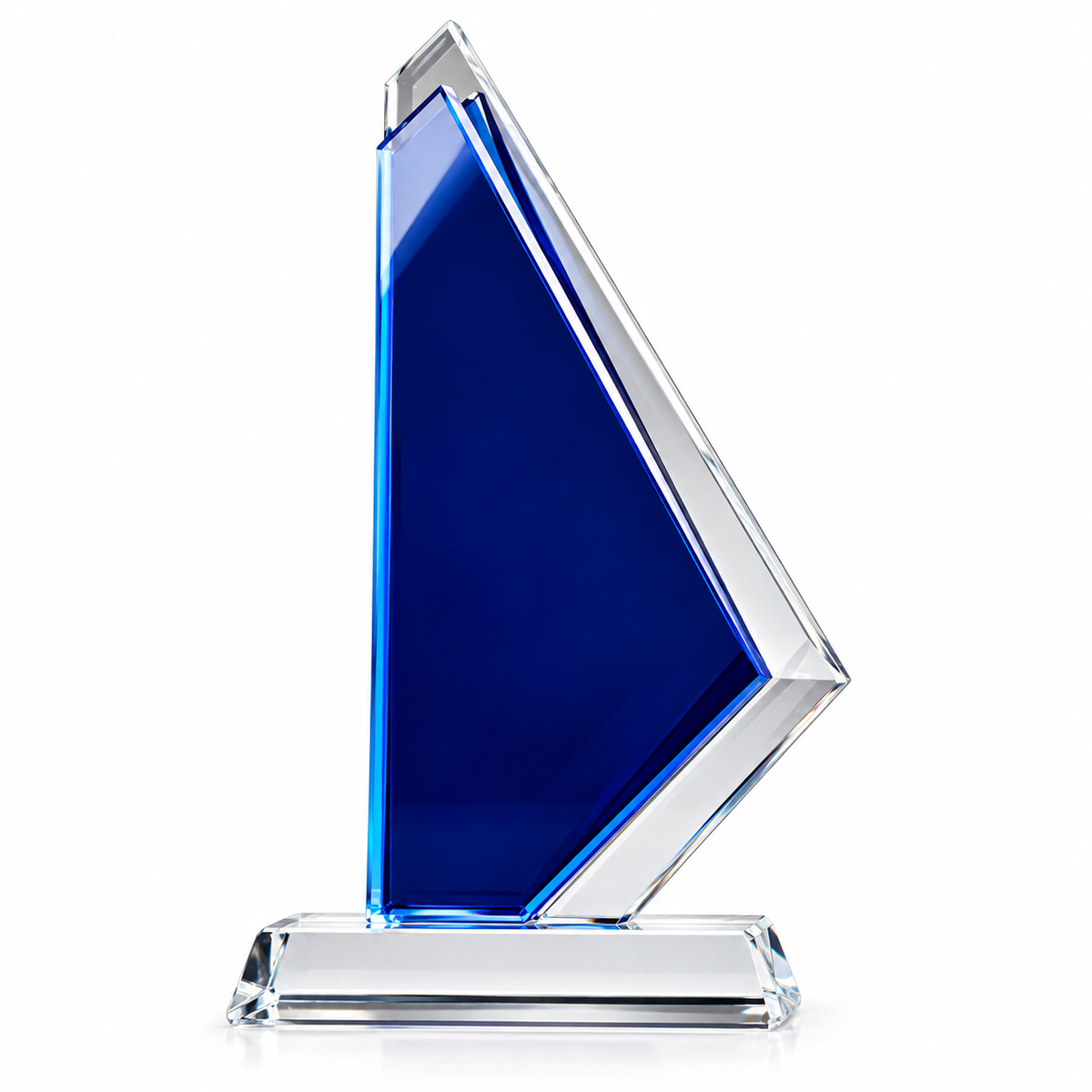 Liberty Pinnacle | Veterans Day Blue Crystal Military Recognition Award