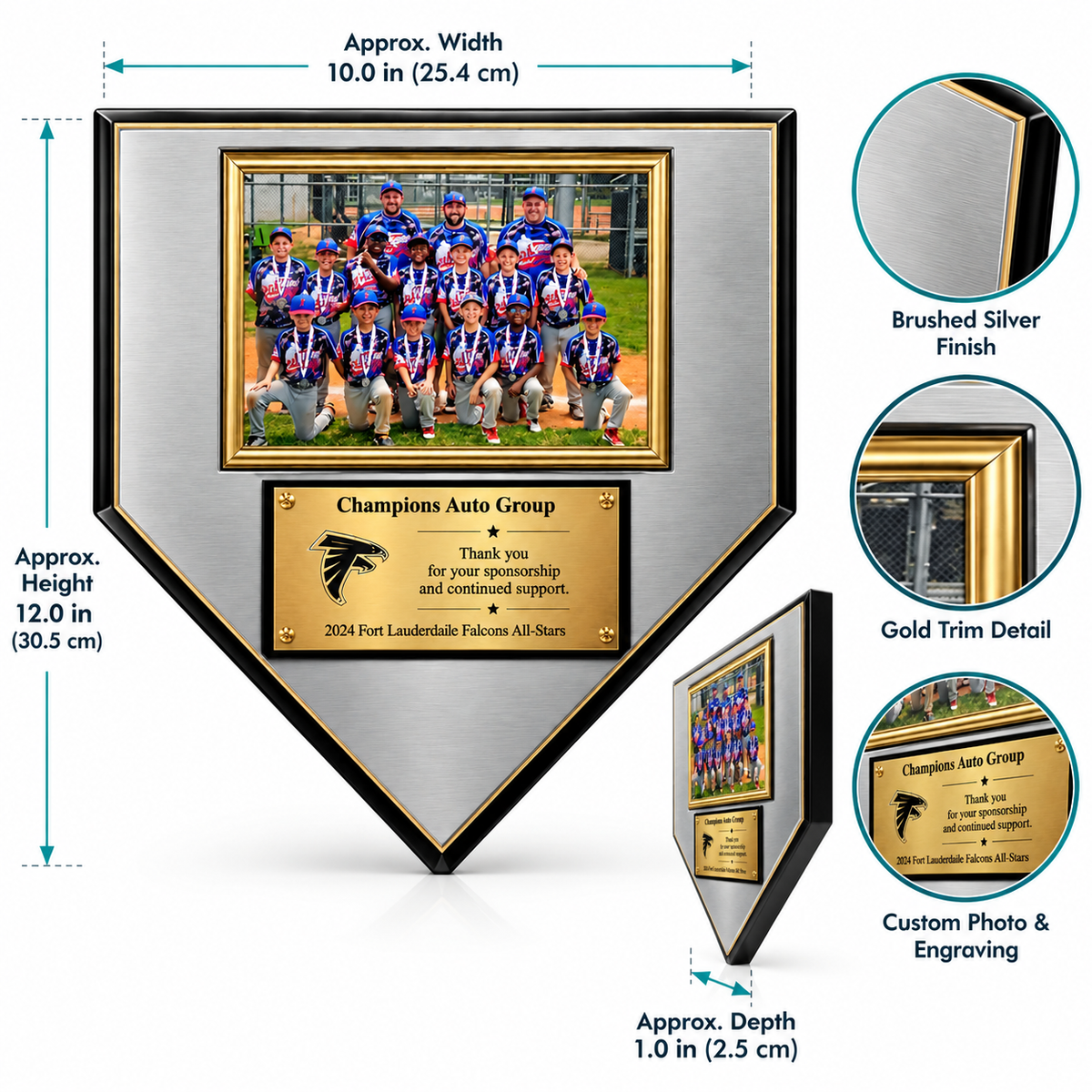 DIY Walnut | Personalized Wooden Tribute Plaque for Retirement Honors
