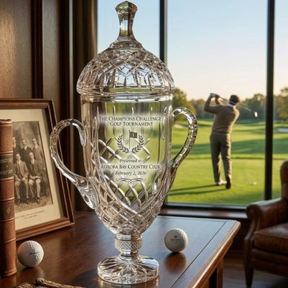 Cup Crystal Trophy