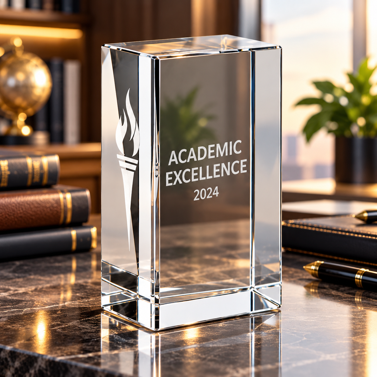 Lumina Prism | Glass Plaque Award
