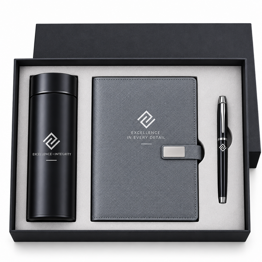 Slate Executive | Customized Gray Corporate Gift Set