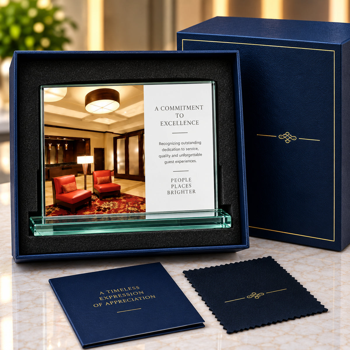 Hospitality Vision | Corporate Mission Glass Award